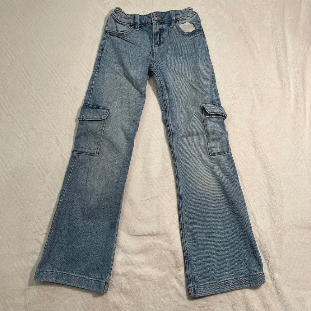 Abercrombie Kids faded cargo jeans Size: 9/10 Long
